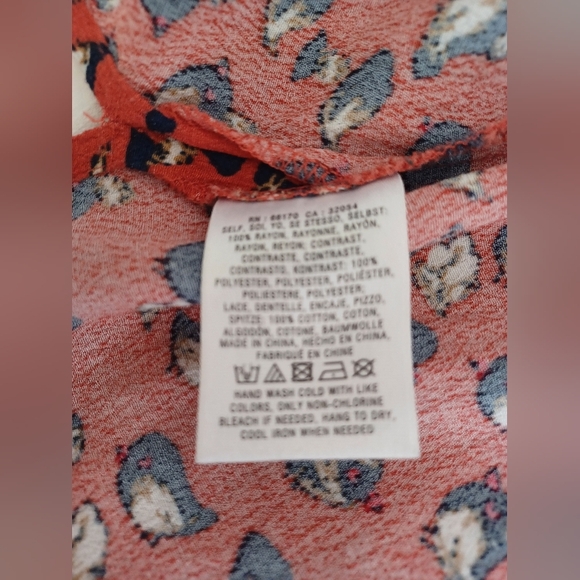 Meadow Rue Anthropologie Top Size Small - Picture 6 of 7